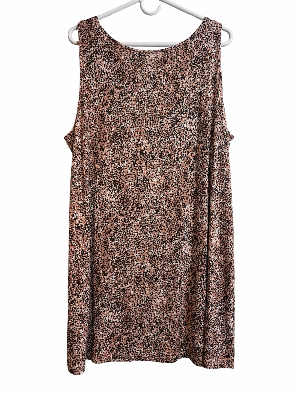 LOGO By Lori Goldstein Speckled Lounge Tank Dress - Picture 2 of 10